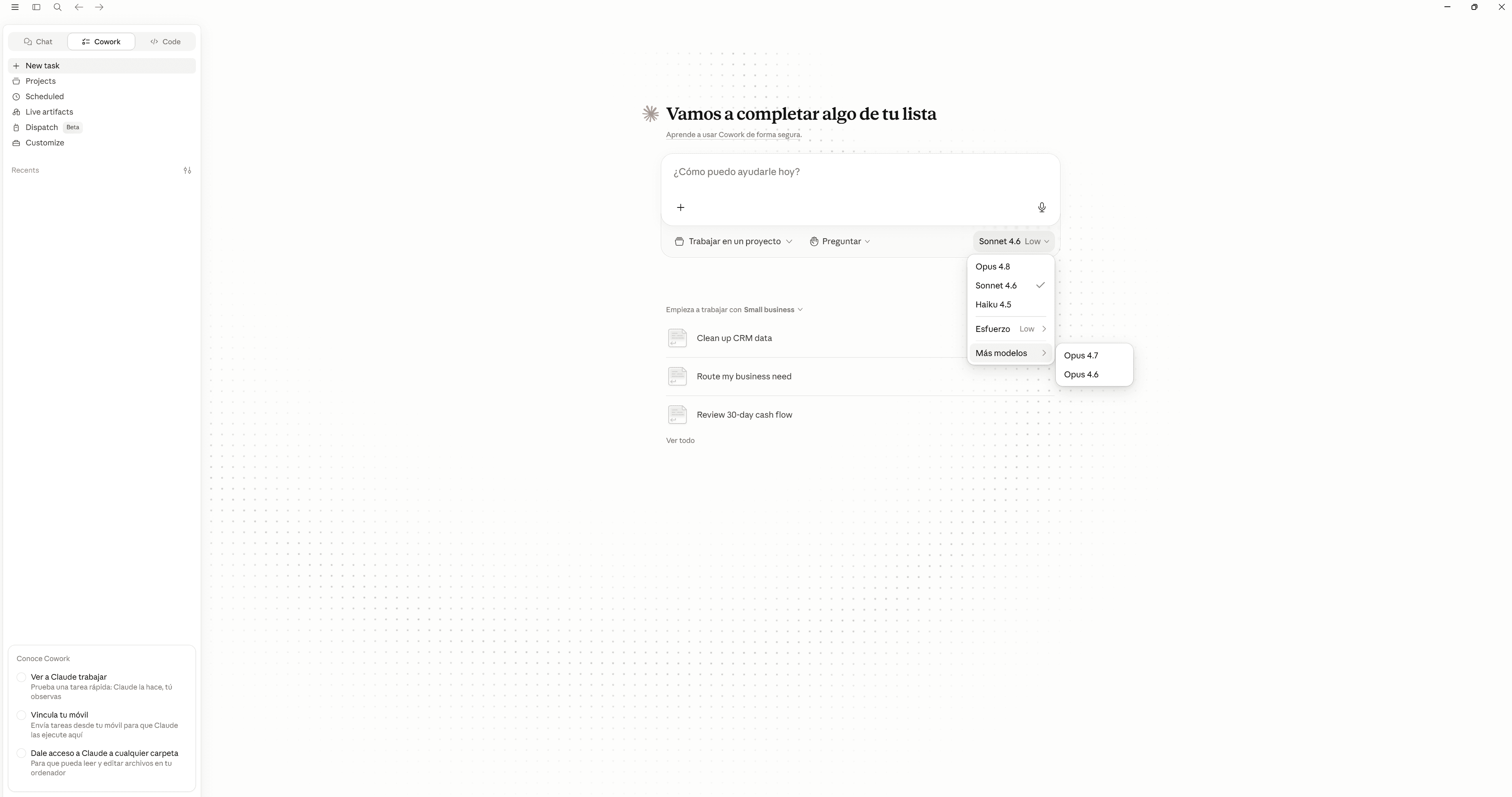 Estado actual: La app de escritorio de Claude: Chat, Cowork y Code