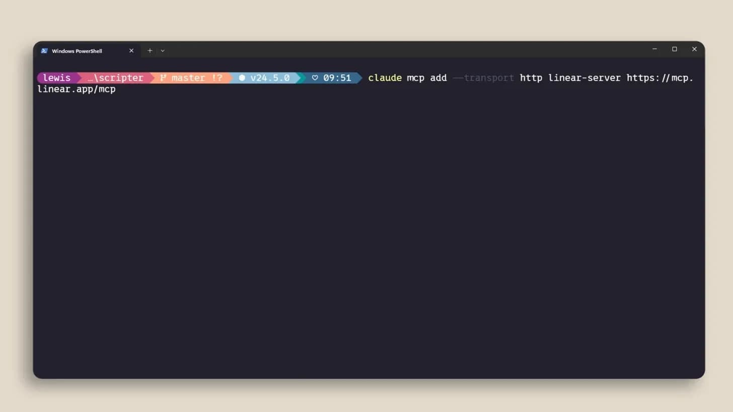 Añadiendo un servidor HTTP con claude mcp add --transport http
